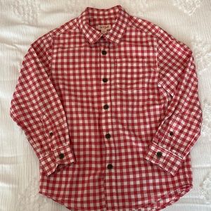 Cat & Jack Boys Small (6/7) Long Sleeve Button Down Shirt